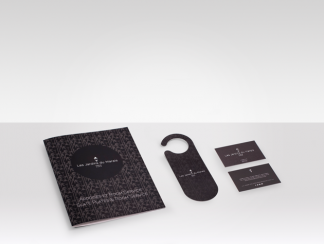 Set of print materials for hotels